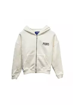 Толстовка CROPPED CHEST LOGO PEQUS, цвет cream
