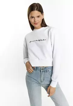 Толстовка CROPPED KEEPSUDRY myMo, белый