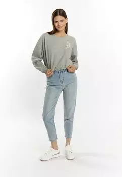 Толстовка CROPPED myMo, цвет Mottled Grey