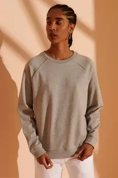 Толстовка Cult Studios Limited Edition из натурального хлопка Superdry, серый