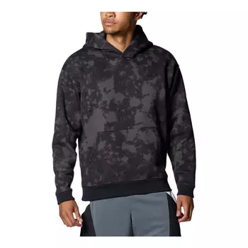 Толстовка curry acid wash sweatshirt hoodie 'black grey' Under Armour, черный