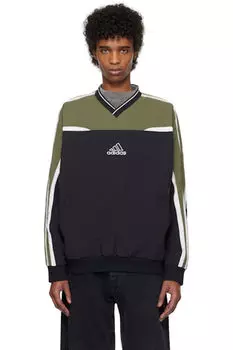 Толстовка Cutline черного и хаки цвета Adidas Originals