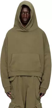 Толстовка цвета хаки с капюшоном Entire Studios, Military