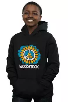 Толстовка «Цветочный мир» Woodstock, черный