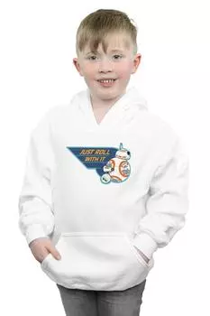 Толстовка D-O и BB-8 Just Roll With It Star Wars, белый