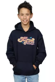 Толстовка «Да пребудет с тобой сила» Star Wars, темно-синий