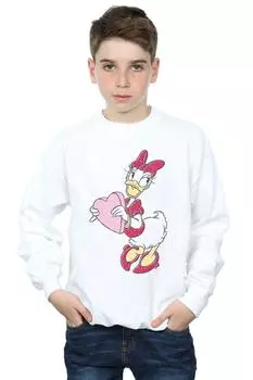 Толстовка Daisy Duck Love Heart Disney, белый