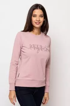 Толстовка Dame с вышитым логотипом Heavy Tools, розовый