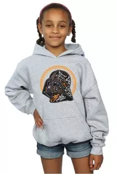 Толстовка Дарта Вейдера Dia De Los Muertos Star Wars, серый