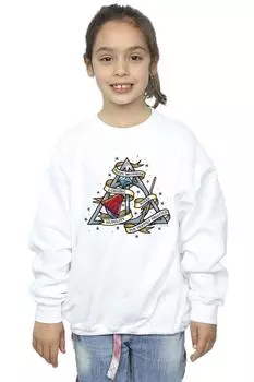 Толстовка «Дары смерти» Harry Potter, белый