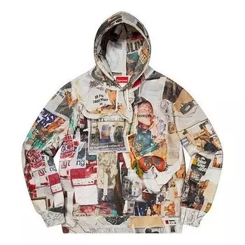 Толстовка dash's wall hooded sweatshirt 'multi-color' Supreme, мультиколор