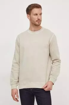 Толстовка Dave Crew из хлопка Pepe Jeans, бежевый