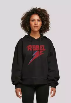 Толстовка DAVID BOWIE DISTRESSED REBEL - Hoodie F4NT4STIC, черный