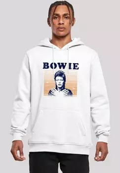 Толстовка DAVID BOWIE - Hoodie F4NT4STIC, белый