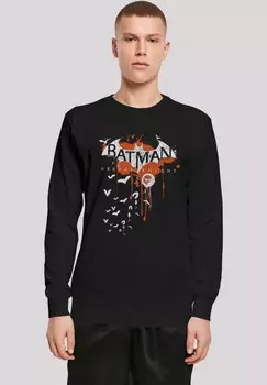 Толстовка DC COMICS BATMAN ARKHAM KNIGHT HALLOWEEN LOGO ART F4NT4STIC, черный
