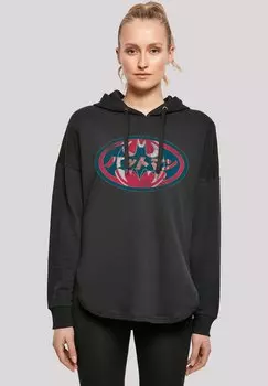 Толстовка DC COMICS BATMAN JAPANESE LOGO RED - Hoodie F4NT4STIC, черный
