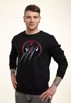 Толстовка DEADPOOL WOLVERINE CLAWED POOL Marvel, черный