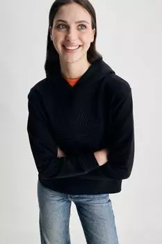 Толстовка Deborah с карманом-кенгуру Ucla, черный