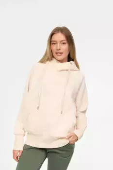 Толстовка Decay с капюшоном и изящным принтом спереди, розовый