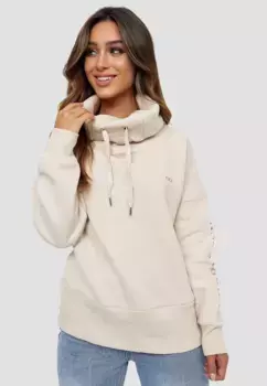 Толстовка Decay с капюшоном и уютной водолазкой, цвет Ecru