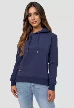 Толстовка Decay с капюшоном, простого дизайна, синий