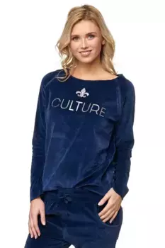 Толстовка Decay с принтом, синий