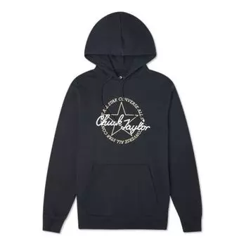 Толстовка deconstructed chuck patch pullover hoodie 'black' Converse, черный