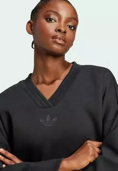 Толстовка DEEP V NECK adidas Originals, черный