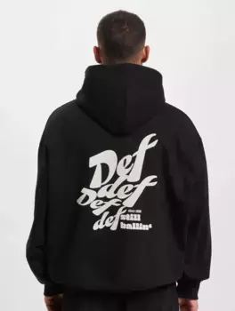 Толстовка DEF "DEF мужская толстовка DEF DEFDEF", черный