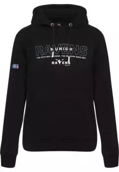 Толстовка DEF с капюшоном "DEF", черный