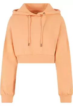 Толстовка DEF с капюшоном "DEF мужская укороченная толстовка", коралловый