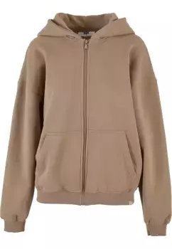 Толстовка DEF "Женская толстовка DEF на молнии", коричневый