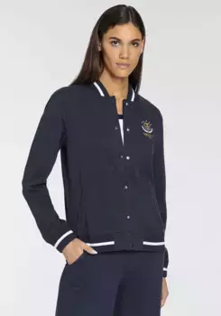 Толстовка DELMAO, куртка на кнопках в спортивном стиле, цвет морской волны