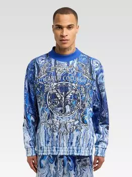 Толстовка дематовая Carlo Colucci, синий