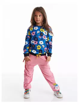 Толстовка Denokids 2tlg. Outfit Flowers, синий