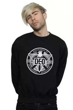 Толстовка Deo Crest из сериала «Супергёрл» DC Comics, черный