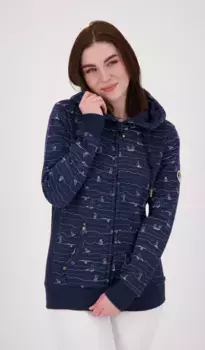 Толстовка DEPROC Active с капюшоном "ANKERGLUTWELLE", также доступна в больших размерах, цвет морской волны