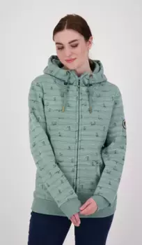 Толстовка DEPROC Active с капюшоном "ANKERGLUTWELLE", также доступна в больших размерах, серый