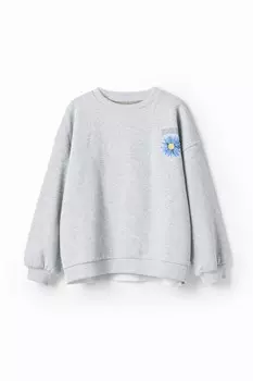 Толстовка Desigual Daisy, серый
