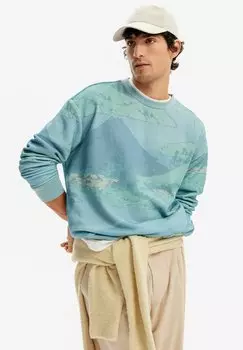 Толстовка Desigual, зеленый