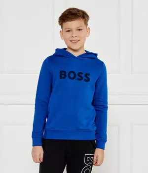 Толстовка детская Boss Kidswear с логотипом, синий