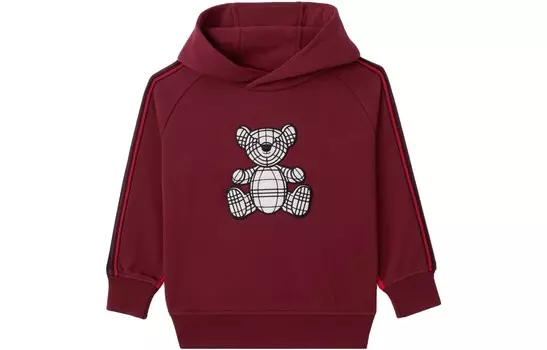Толстовка детская Burberry, бордовый / красный