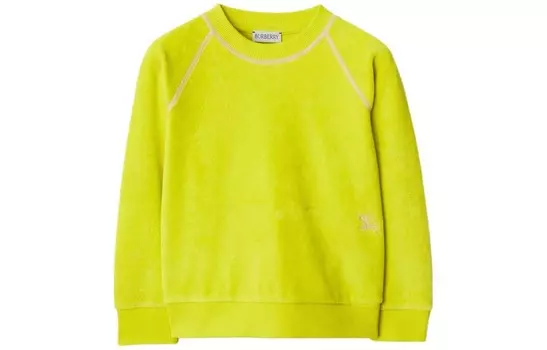 Толстовка детская Burberry, лаймовый
