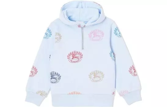 Толстовка детская Burberry, светло-голубой