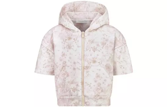 Толстовка детская Dior, бело-розовый