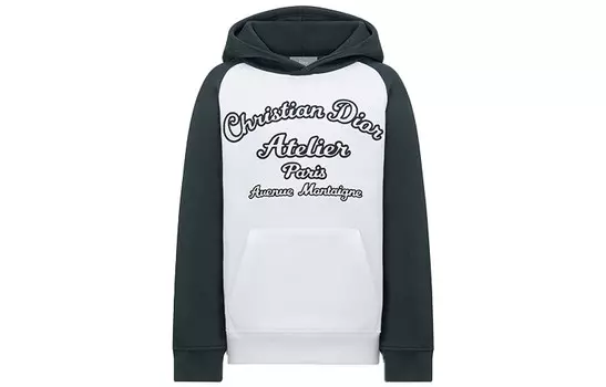 Толстовка детская Dior, белый / черный