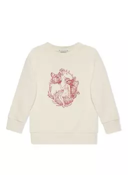 Толстовка детская Gucci, белый / красный