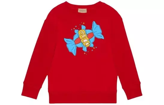 Толстовка детская Gucci, красный / синий
