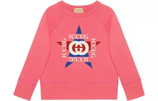 Толстовка детская Gucci, розовый