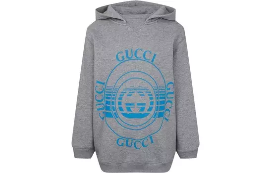 Толстовка детская Gucci, серый / синий